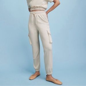 Zara Plush Cargo Joggers
